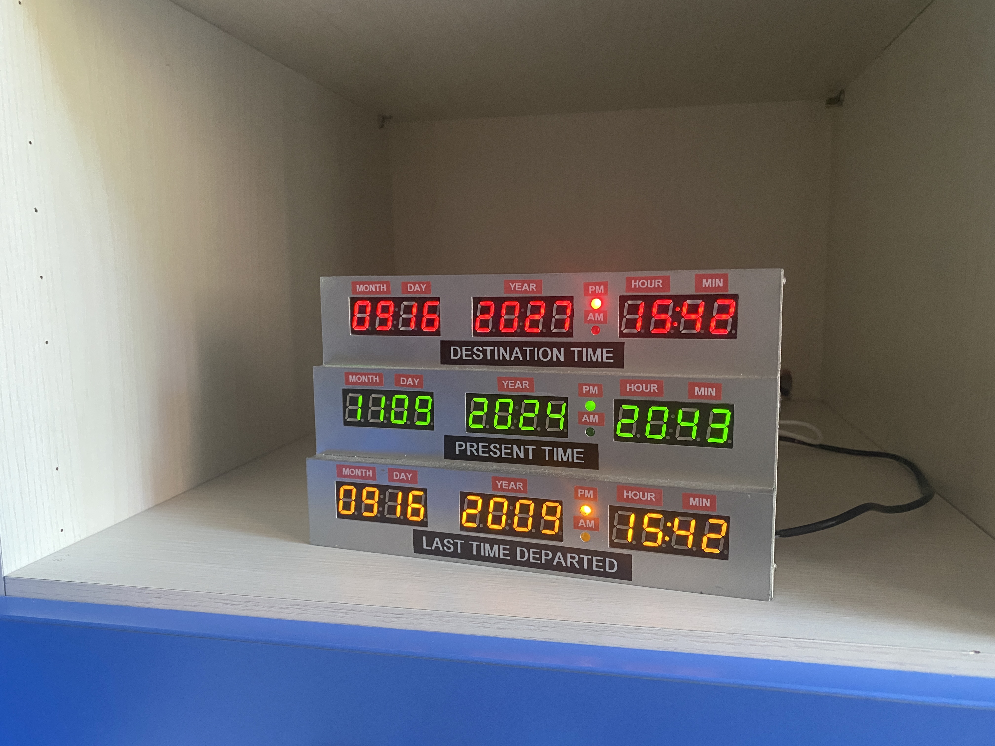 Back To The Future Clock